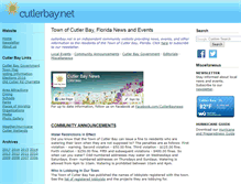 Tablet Screenshot of cutlerbay.net